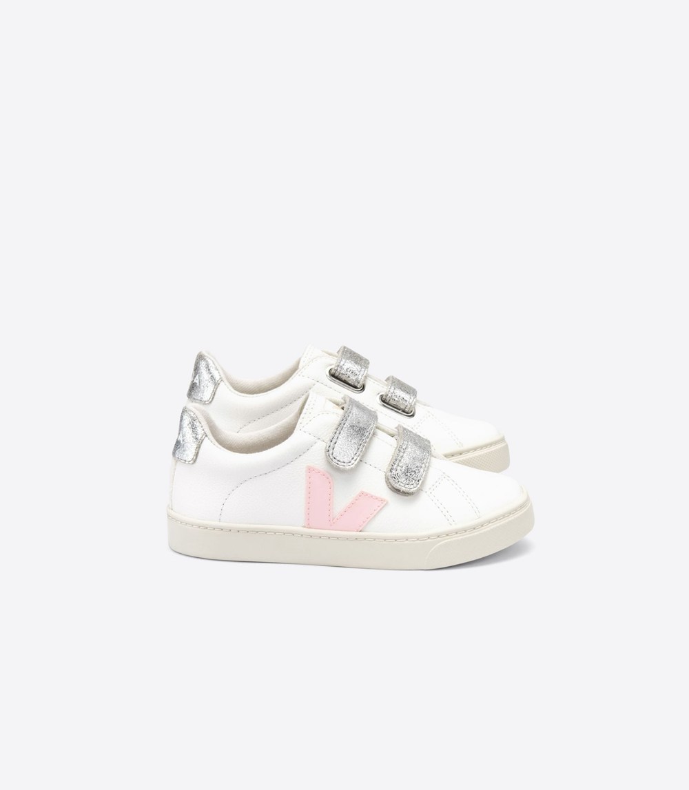 Veja Trainers Kids White - Esplar Velcro Chromefree - NCRH-63571